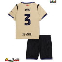 Camisa de Futebol Barcelona Alejandro Balde #3 Equipamento Secundário Infantil 2025-26 Manga Curta (+ Calças curtas)